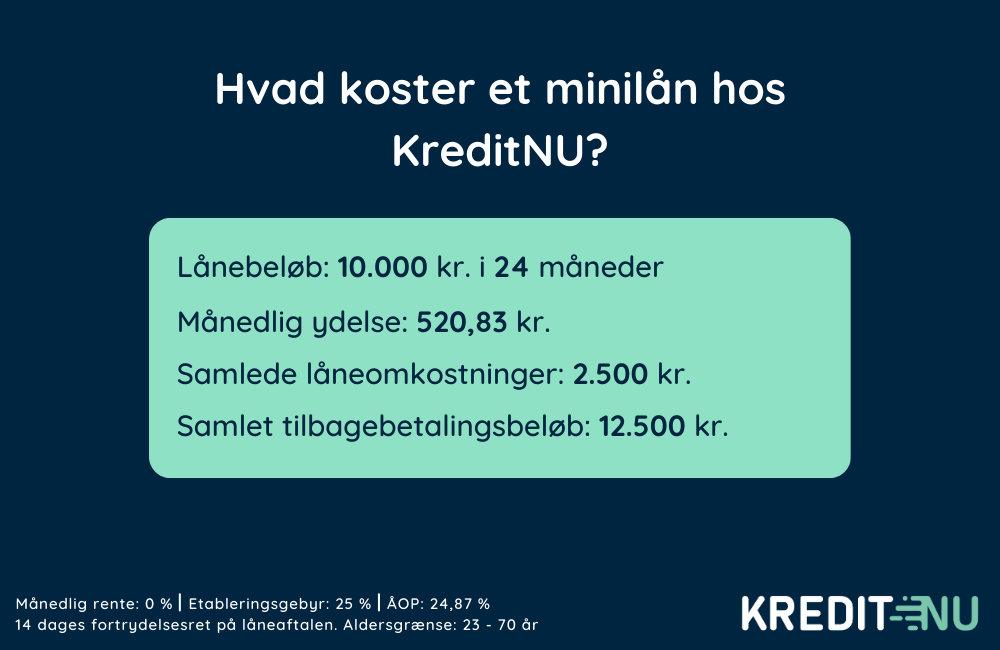 hvad koster et minilån