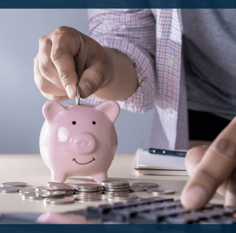 opsparingskonto sparegris